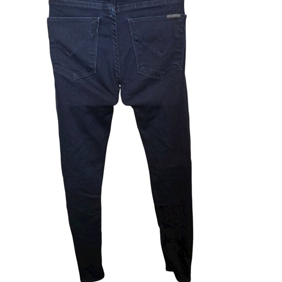 Hudson Jeans Nico Mid-Rise Super Skinny Jeans Dark Wash Size 23 - Picture 5 of 9